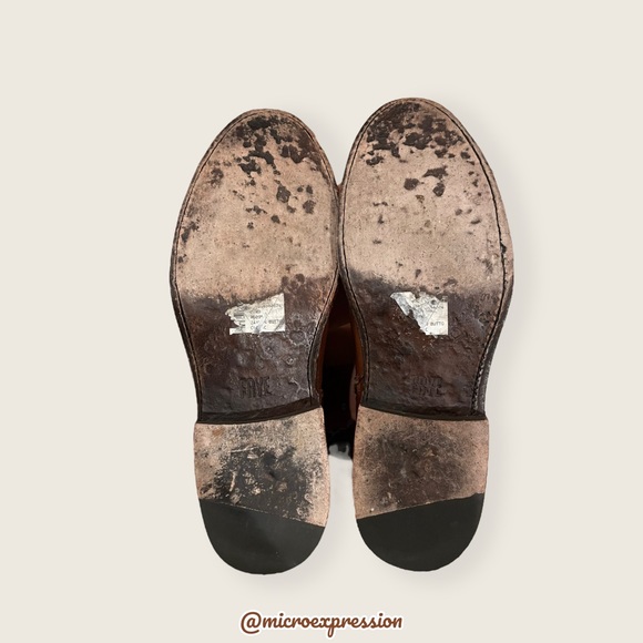 Frye Jayden Button Zip Up Cognac Brown Leather Equestrian Knee High Tall Boots - Picture 14 of 16